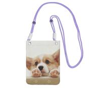 EdWal Cute Corgi Print Crossbody Bag For Women, Mini Phone Purses, Cute Phone Wallet, For Hiking Travel Gift