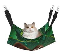 EdWal Cute Funny Sloth Relaxing on The Jungle Tree print Soft Sleeping Hammock Cat Hammock for Cage Hanging,Pet Hammock Bed Adjustable for Small Animals