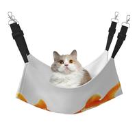 EdWal Cute goldfish print Soft Sleeping Hammock Cat Hammock for Cage Hanging,Pet Hammock Bed Adjustable for Small Animals