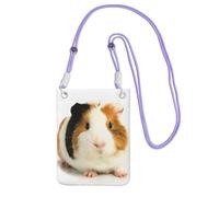 EdWal Cute Guinea Pig Print Crossbody Bag For Women, Mini Phone Purses, Cute Phone Wallet, For Hiking Travel Gift