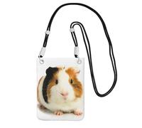 EdWal Cute Guinea Pig Print Crossbody Bag For Women, Mini Phone Purses, Cute Phone Wallet, For Hiking Travel Gift