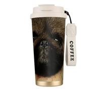 EdWal Cute Pekingese Print Insulated Stainless Steel Travel Coffee Mug,Coffee Cups with Lids, for Hot Cold Drinks