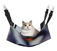 EdWal Cute Penguin head print Soft Sleeping Hammock Cat Hammock for Cage Hanging,Pet Hammock Bed Adjustable for Small Animals