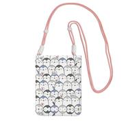 EdWal Cute Penguin Print Crossbody Bag For Women, Mini Phone Purses, Cute Phone Wallet, For Hiking Travel Gift