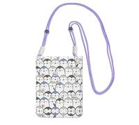 EdWal Cute Penguin Print Crossbody Bag For Women, Mini Phone Purses, Cute Phone Wallet, For Hiking Travel Gift