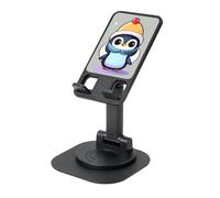EdWal Cute Penguin Print Print Adjustable Foldable Phone Stand,360 Rotating Cell Phone Holder For Desk,Travel Essentials