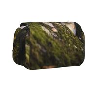 EdWal Cute Weasel Print Pencil Case Canvas Pen Pencil Pouch Large Capacity Organizer Multifunctional Pencil Bag