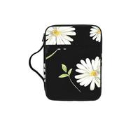 EdWal Daisy Print Bible Case Cosmetic Bag with Sturdy Handle Wash Bag Tablet Sleeve Small Tool Bag for Books