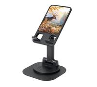 EdWal Deer Wildlife Art Print Adjustable Foldable Phone Stand,360 Rotating Cell Phone Holder For Desk,Travel Essentials
