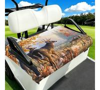 Edwal Deer Wildlife Art Print Durable Seat Towel Blanket For Golf Cart 2-Seat Buggy Protector Golf Buggy Accessory