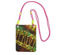 EdWal Dna Chain Photo Print Crossbody Bag For Women, Mini Phone Purses, Cute Phone Wallet, For Hiking Travel Gift