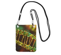 EdWal Dna Chain Photo Print Crossbody Bag For Women, Mini Phone Purses, Cute Phone Wallet, For Hiking Travel Gift