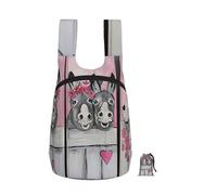 EdWal Donkey And Flower Print Foldable Backpack Lightweight Hiking Bag Soft Travel Backpack Rucksack For Work And Gym