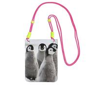 EdWal Emperor Penguin Print Crossbody Bag For Women, Mini Phone Purses, Cute Phone Wallet, For Hiking Travel Gift