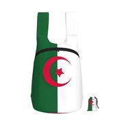 Edwal Flag Of Algeria Print Foldable Backpack Lightweight Hiking Bag Soft Travel Backpack Rucksack For Work And Gym