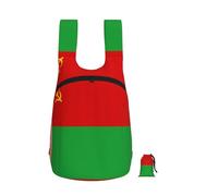 Edwal Flag Of Belarus Print Foldable Backpack Lightweight Hiking Bag Soft Travel Backpack Rucksack For Work And Gym