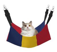 EdWal Flag of Chad print Soft Sleeping Hammock Cat Hammock for Cage Hanging,Pet Hammock Bed Adjustable for Small Animals