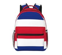 EdWal Flag Of Costa Rica Print Hiking Backpack Laptop Backpack For Men Women Waterproof Rucksack Easy To Clean Travel Bag
