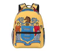 Edwal Flag Of New Jersey Print Hiking Backpack Laptop Backpack For Men Women Waterproof Rucksack Easy To Clean Travel Bag