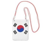 EdWal Flag Of Republic Of Korea Print Crossbody Bag For Women, Mini Phone Purses, Cute Phone Wallet, For Hiking Travel Gift