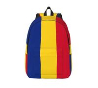 EdWal Flag of Romania print Backpack Travel Backpacks for Women Men College Backpack Computer Bag for Travel