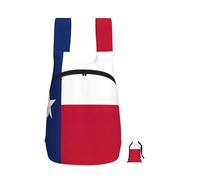 Edwal Flag Of Texas Print Foldable Backpack Lightweight Hiking Bag Soft Travel Backpack Rucksack For Work And Gym