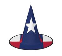 EdWal Flag Of Texas Print Halloween Witch Hat Costume Accessory Women Hats For Halloween Party Cosplay For Home, Yard,