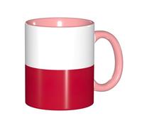 EdWal Flag of Texas Print Tea Cups with Handle, Ceramic Ceramic Mug for Tea and Coffee Gift for Women Microwave Safe