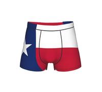 EdWal Flag Of Texas Print Underwear Boxers For Men Lightweight Underpants Skin-Friendly Support Underwear Pants S-4xl