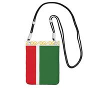 EdWal Flag Of The Chechen Republic Print Crossbody Bag For Women, Mini Phone Purses, Cute Phone Wallet, For Hiking Travel Gift