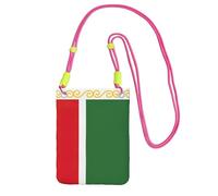 EdWal Flag Of The Chechen Republic Print Crossbody Bag For Women, Mini Phone Purses, Cute Phone Wallet, For Hiking Travel Gift