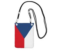 EdWal Flag Of The Czech Republic Print Crossbody Bag For Women, Mini Phone Purses, Cute Phone Wallet, For Hiking Travel Gift