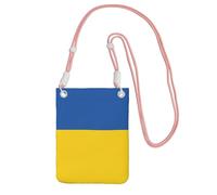 EdWal Flag Of Ukraine Print Crossbody Bag For Women, Mini Phone Purses, Cute Phone Wallet, For Hiking Travel Gift