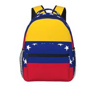 EdWal Flag Of Venezuela Print Hiking Backpack Laptop Backpack For Men Women Waterproof Rucksack Easy To Clean Travel Bag