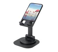 EdWal Flock Of Pink Flamingos On The Beach Print Adjustable Foldable Phone Stand,360 Rotating Cell Phone Holder For Desk,Travel Essentials