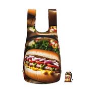 EdWal Food Pattern Funny Print Foldable Backpack Lightweight Hiking Bag Soft Travel Backpack Rucksack For Work And Gym