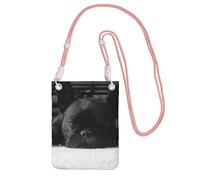 EdWal French Bulldog Print Crossbody Bag For Women, Mini Phone Purses, Cute Phone Wallet, For Hiking Travel Gift