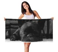 EdWal French Bulldog Print Spa Bath Towels 70cm X 140cm,Soft Quick Drying Beach Towels For Bathroom,Gym,Travel