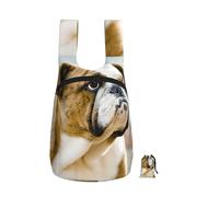 EdWal Funny English Bulldog Print Foldable Backpack Lightweight Hiking Bag Soft Travel Backpack Rucksack For Work And Gym