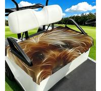 Edwal Funny Yorkie Print Durable Seat Towel Blanket For Golf Cart 2-Seat Buggy Protector Golf Buggy Accessory