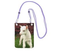 EdWal Goat Print Crossbody Bag For Women, Mini Phone Purses, Cute Phone Wallet, For Hiking Travel Gift