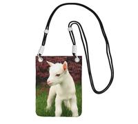 EdWal Goat Print Crossbody Bag For Women, Mini Phone Purses, Cute Phone Wallet, For Hiking Travel Gift