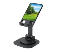 EdWal Golf Course Lawn Print Adjustable Foldable Phone Stand,360 Rotating Cell Phone Holder For Desk,Travel Essentials