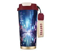 EdWal Hacker Era Print Insulated Stainless Steel Travel Coffee Mug,Coffee Cups with Lids, for Hot Cold Drinks