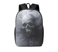 EdWal Horror Ghost Skull Print Lightweight Backpack Unisex Casual Rucksack Travel Stylish Daypack For Work College