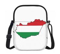 Edwal Hungary Flag Map Print Small Crossbody Bag For Women Waterproof Phone Purse With Adjustable Strap For Travel Work