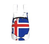EdWal Iceland Flag Map Print Foldable Backpack Lightweight Hiking Bag Soft Travel Backpack Rucksack For Work And Gym