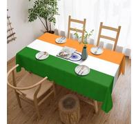 EdWal Indian flag print Rectangle Spillproof Soft Tablecloth for Kitchen Dinning Tabletop Picnic 52 x 70 Inch