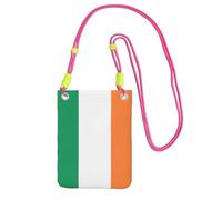 EdWal Irish Flag Print Crossbody Bag For Women, Mini Phone Purses, Cute Phone Wallet, For Hiking Travel Gift