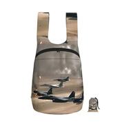 Edwal Jet Fighter Print Foldable Backpack Lightweight Hiking Bag Soft Travel Backpack Rucksack For Work And Gym